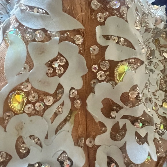 RARE RHINESTONE CORSET EVENING GOWN PROM DRESS offers welcome🩷 - Picture 6 of 16